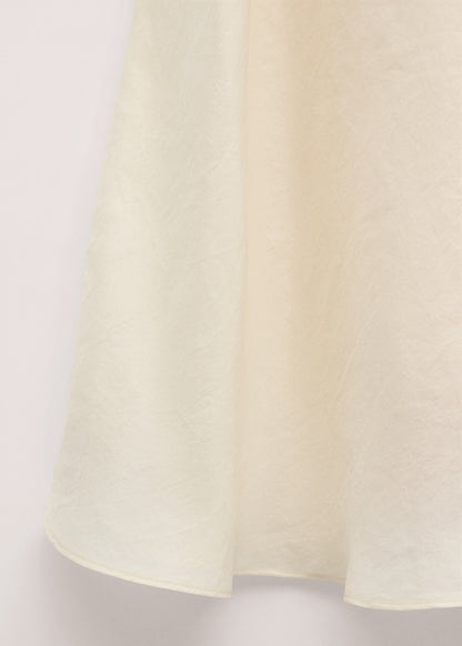Lyocell combined dress with scarf detail