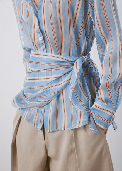 Striped handkerchief shirt