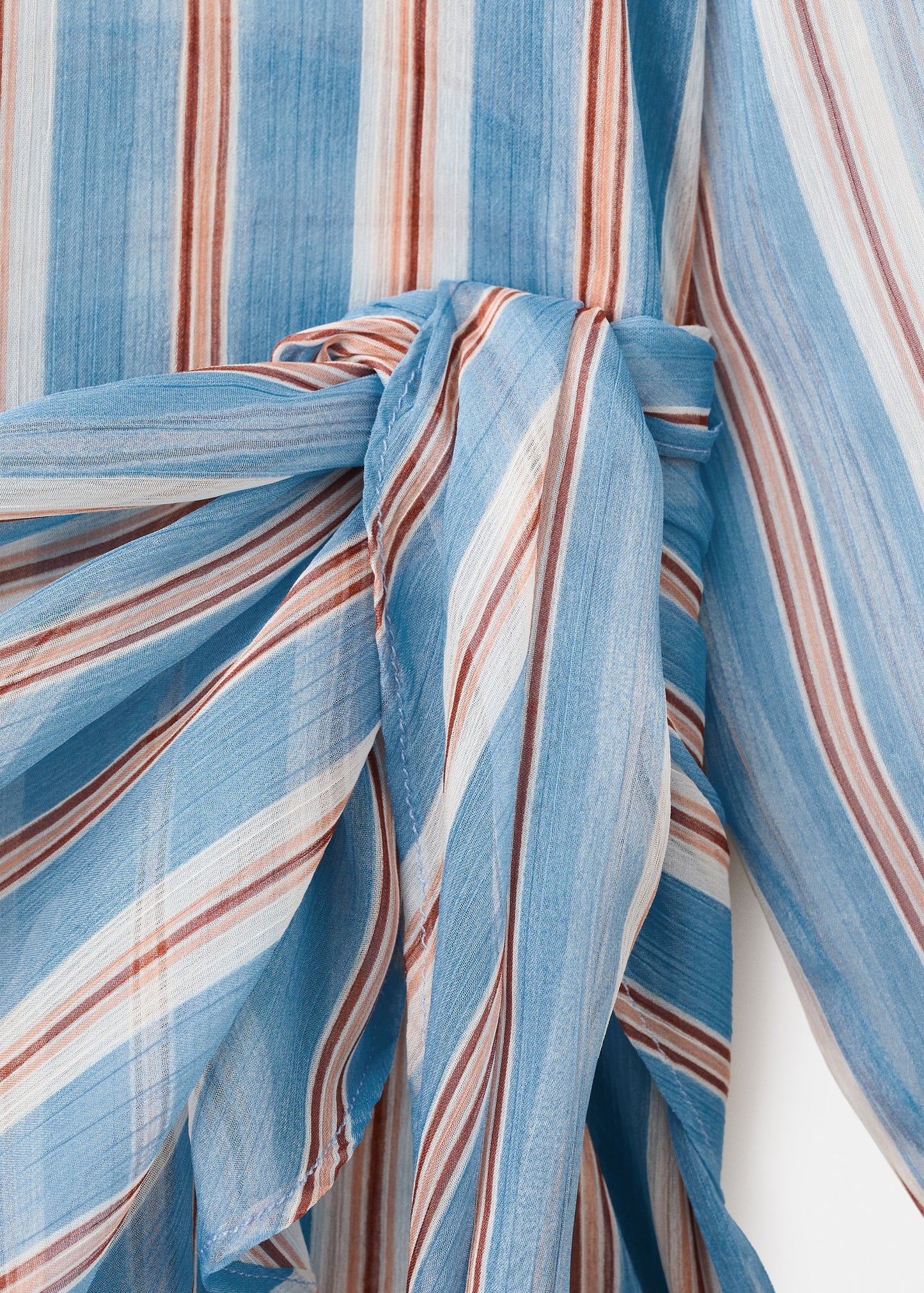 Striped handkerchief shirt