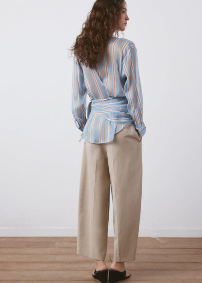 Striped handkerchief shirt