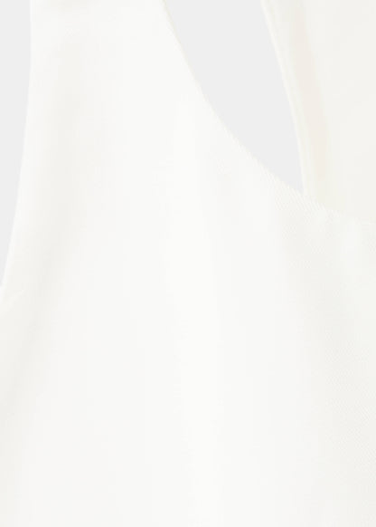 Long blouse with open back
