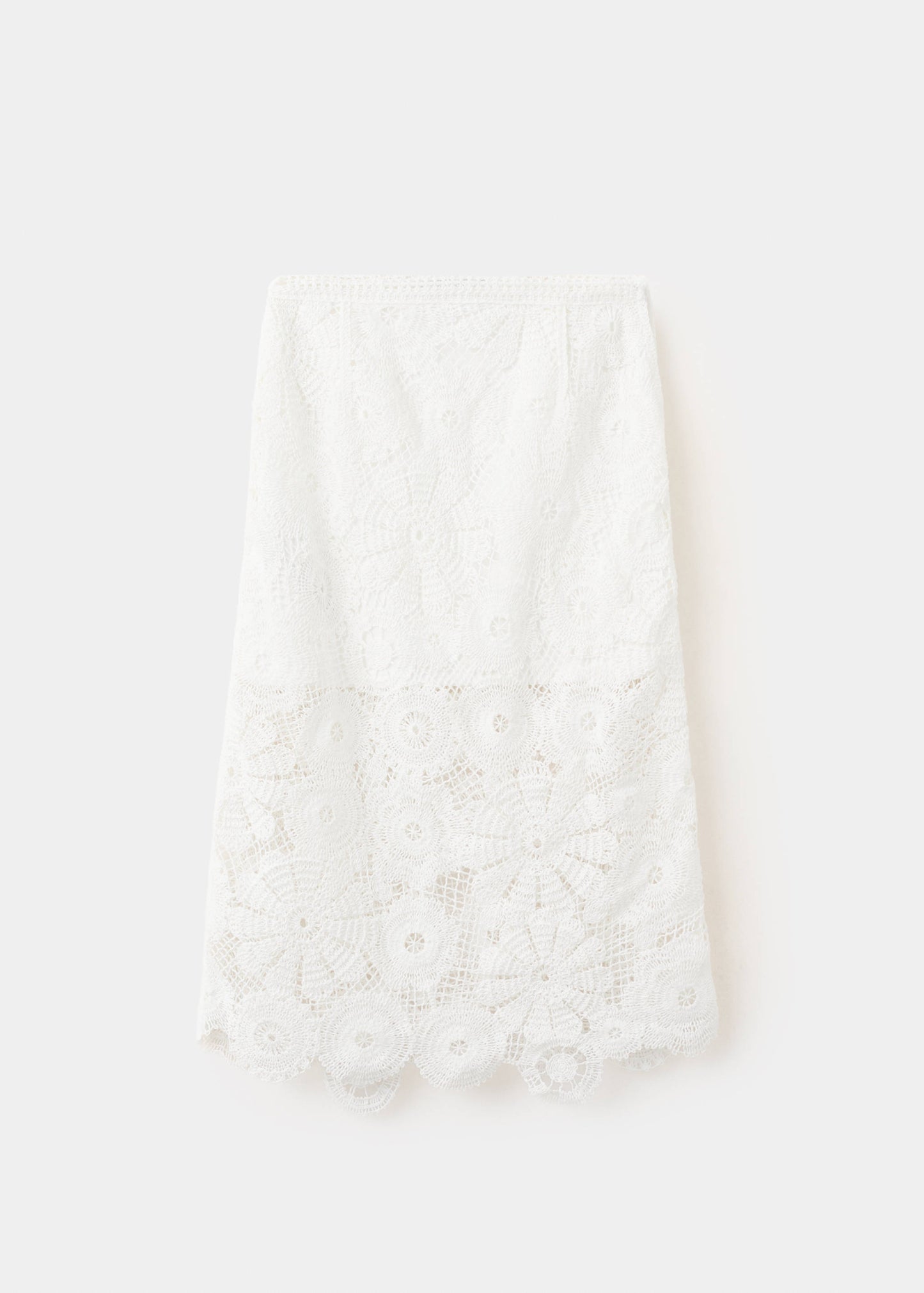 Crochet midi skirt