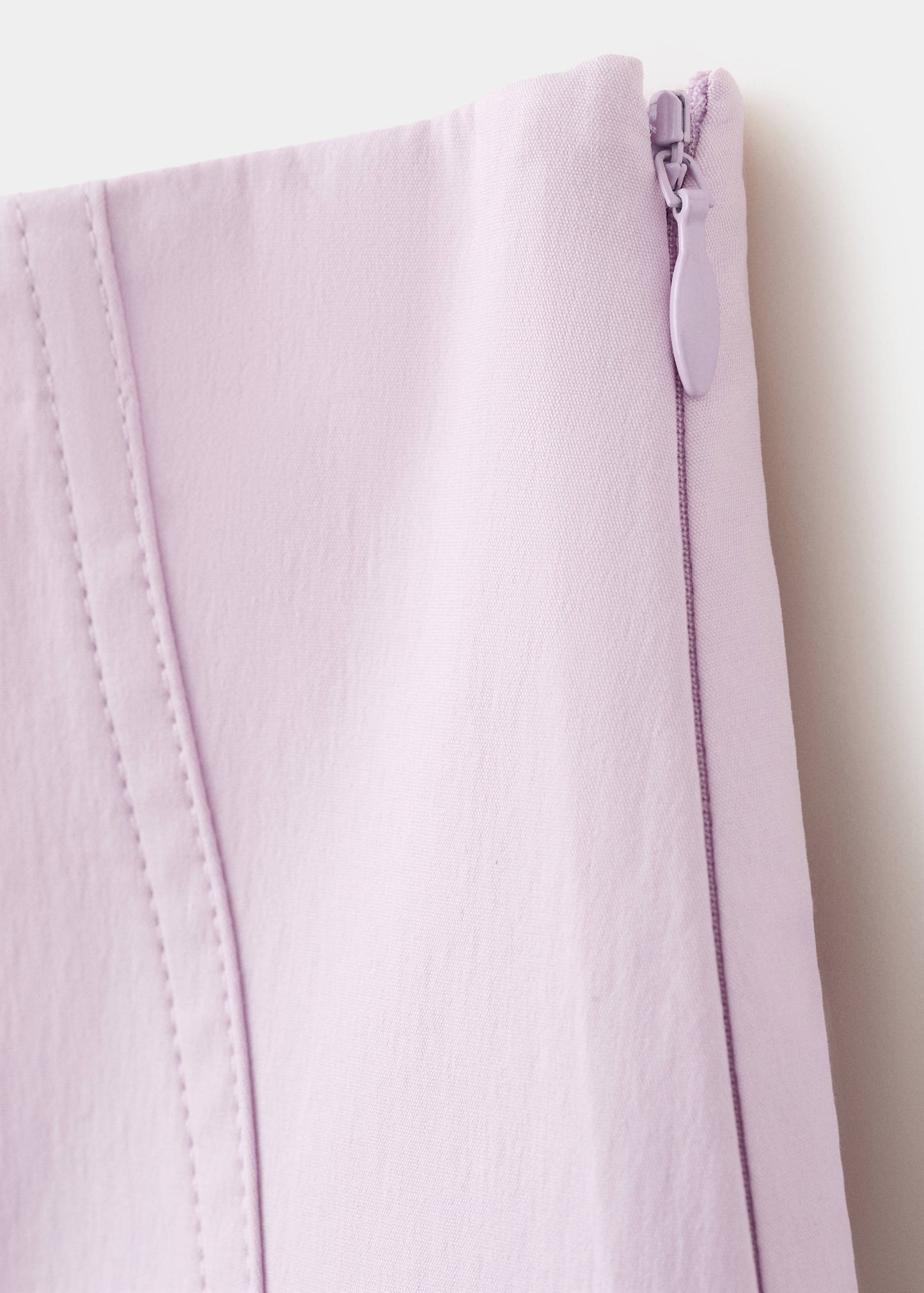 A-line skirt with stitching detail