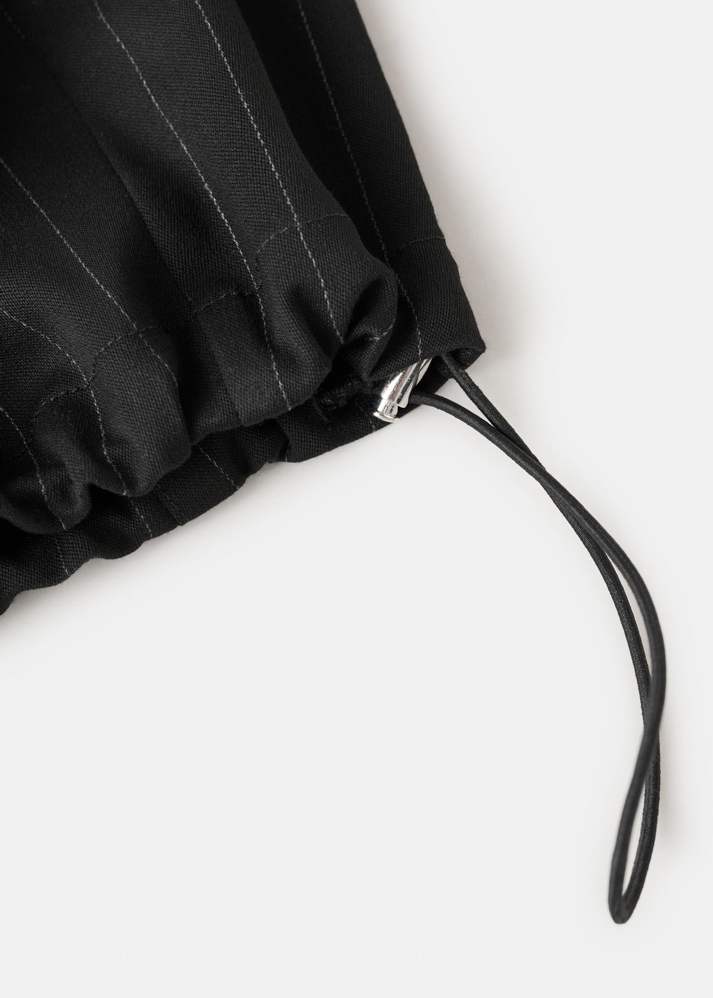 Pinstripe balloon trousers