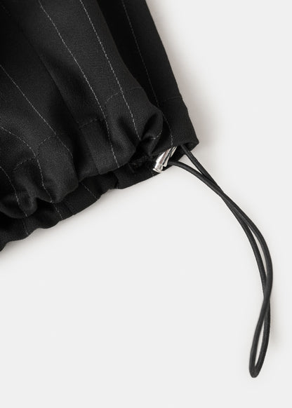 Pinstripe balloon trousers