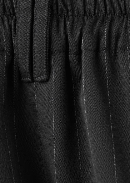Pinstripe balloon trousers