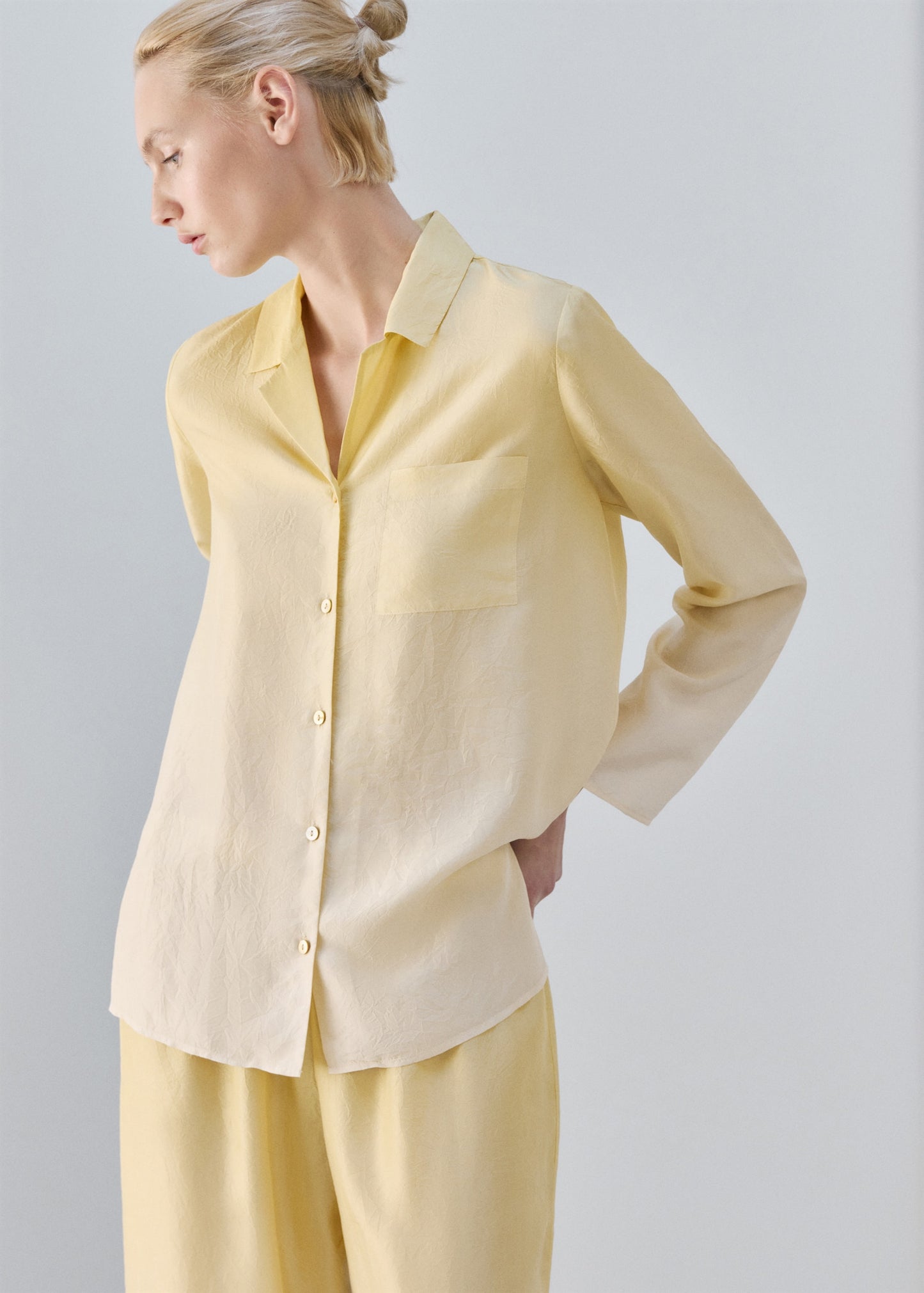 Ombre silk shirt