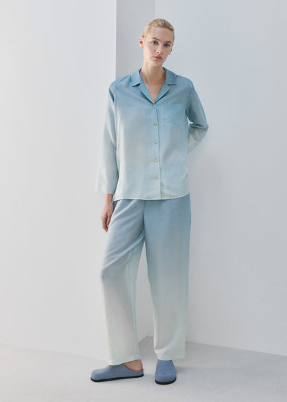 Ombre silk shirt