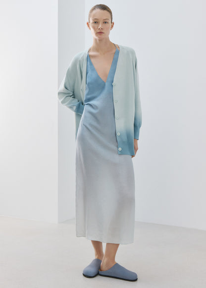 100% cotton gradient cardigan