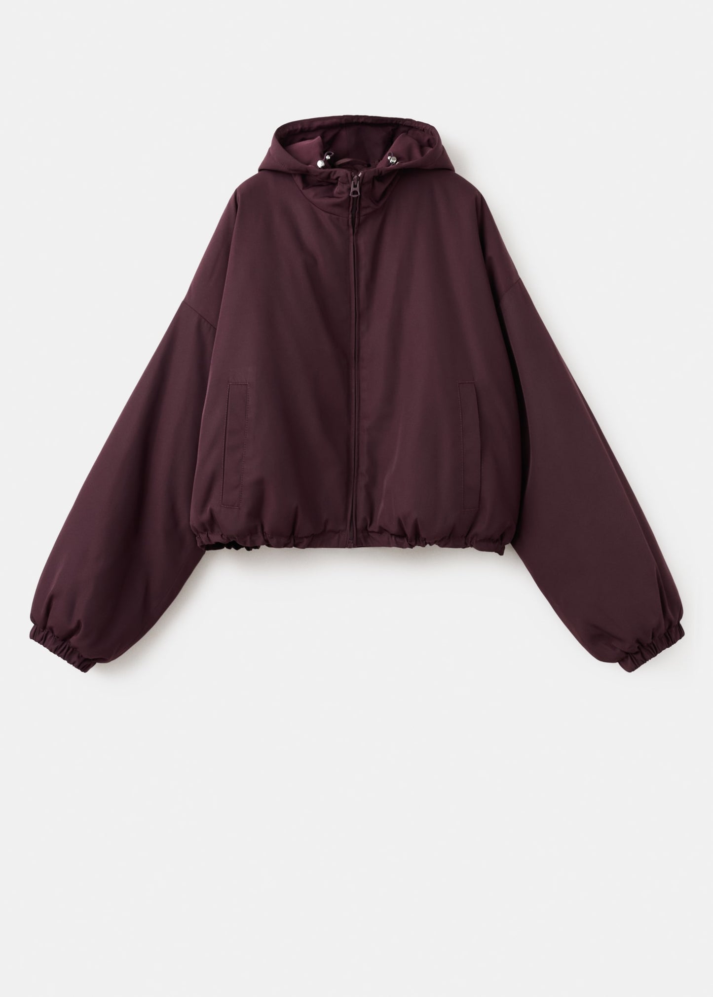 Oversized hooded jacket