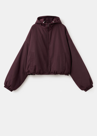 Oversized hooded jacket