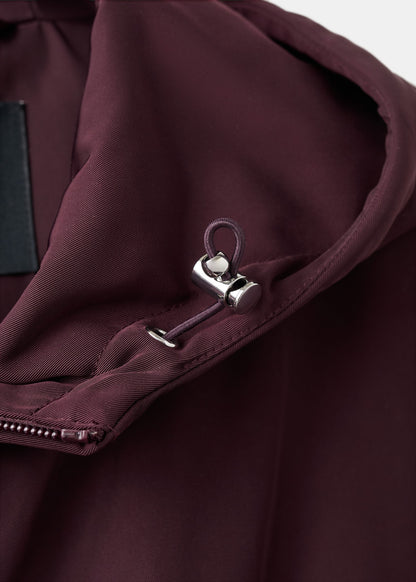 Oversized hooded jacket