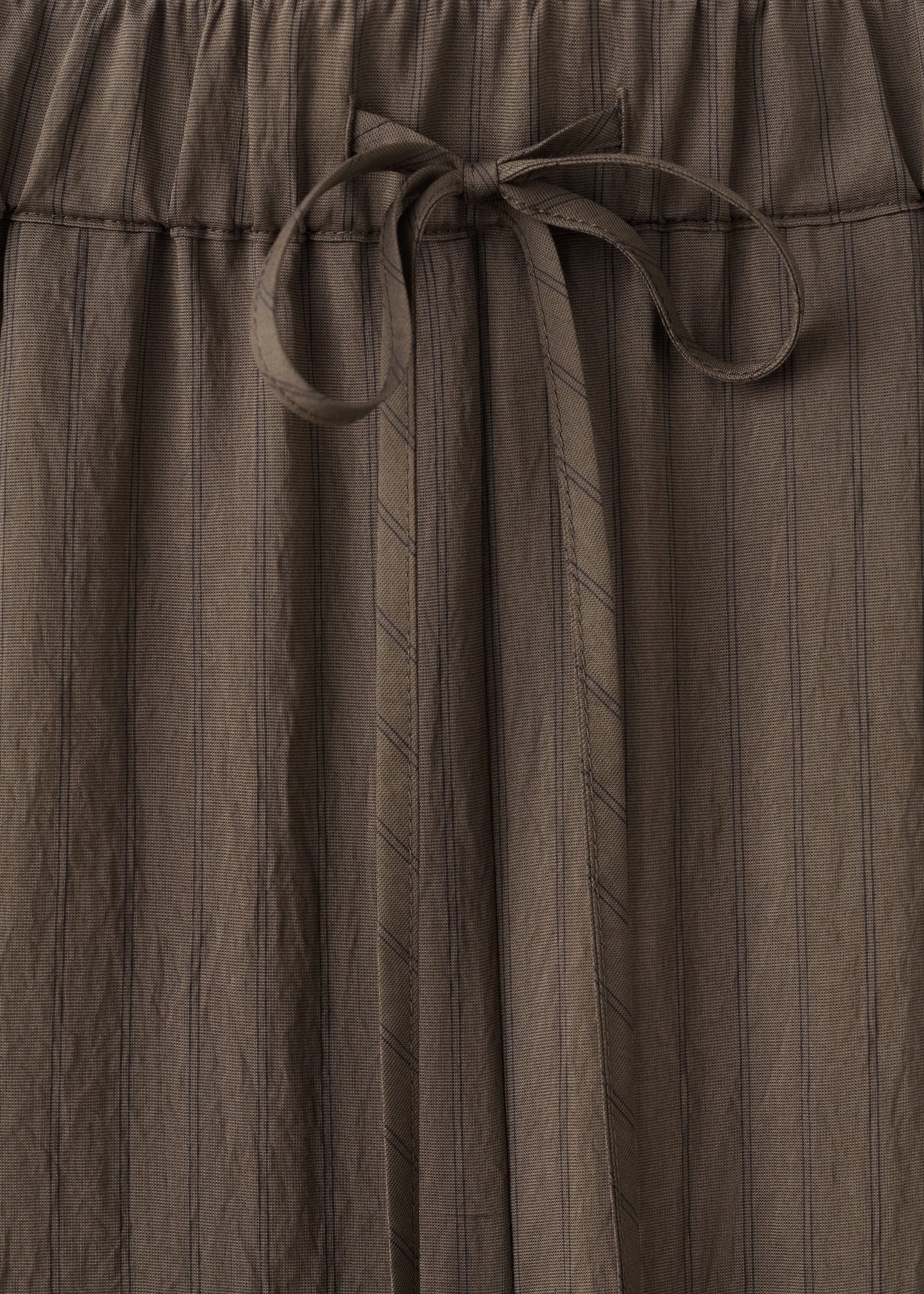 Straight striped trousers