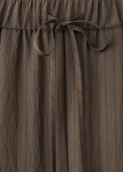 Straight striped trousers