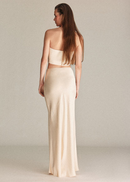 Maxi flower bandeau top
