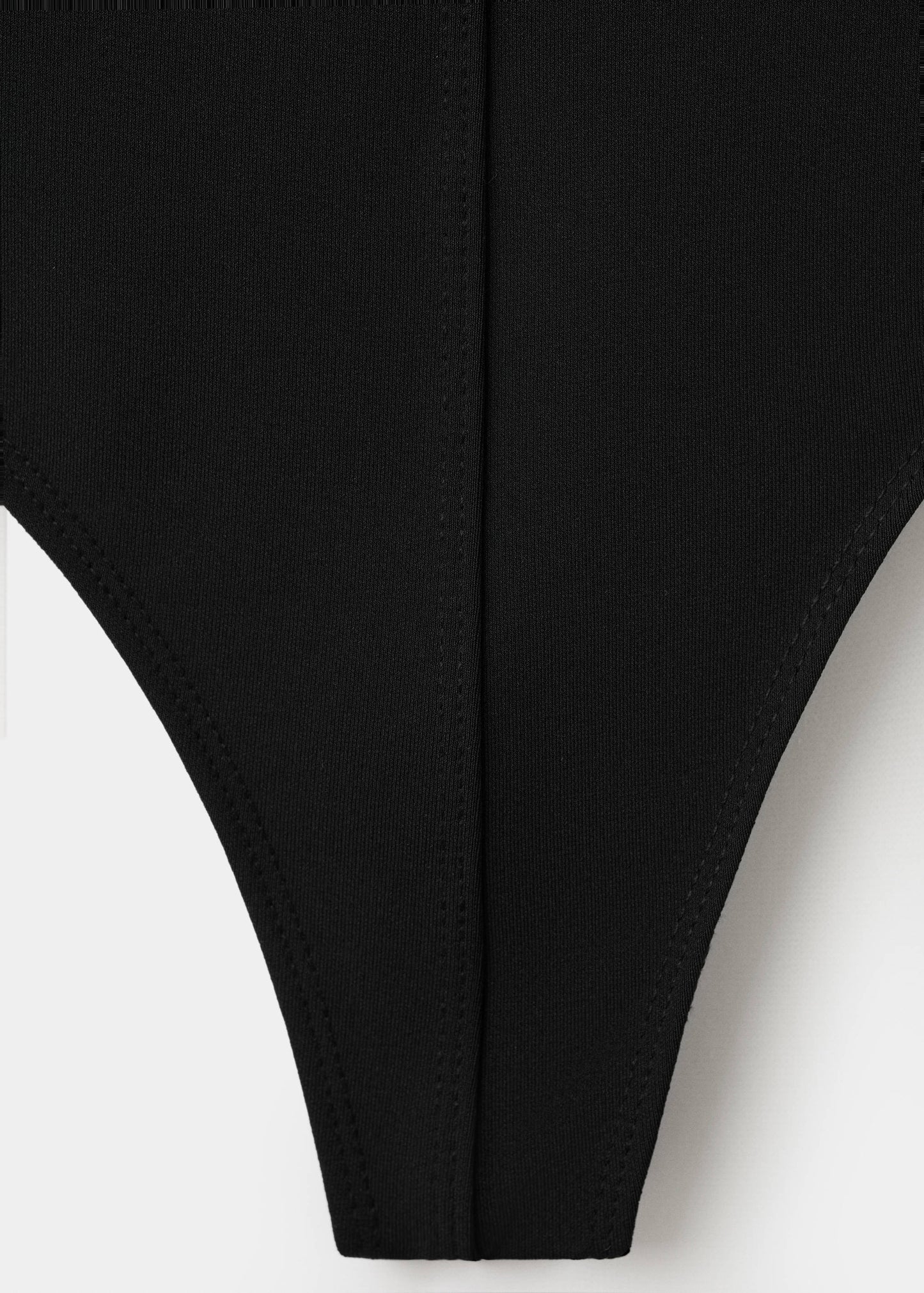 Fitted bodysuit with open back