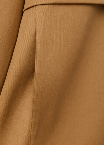 Oversized funnel neck parka