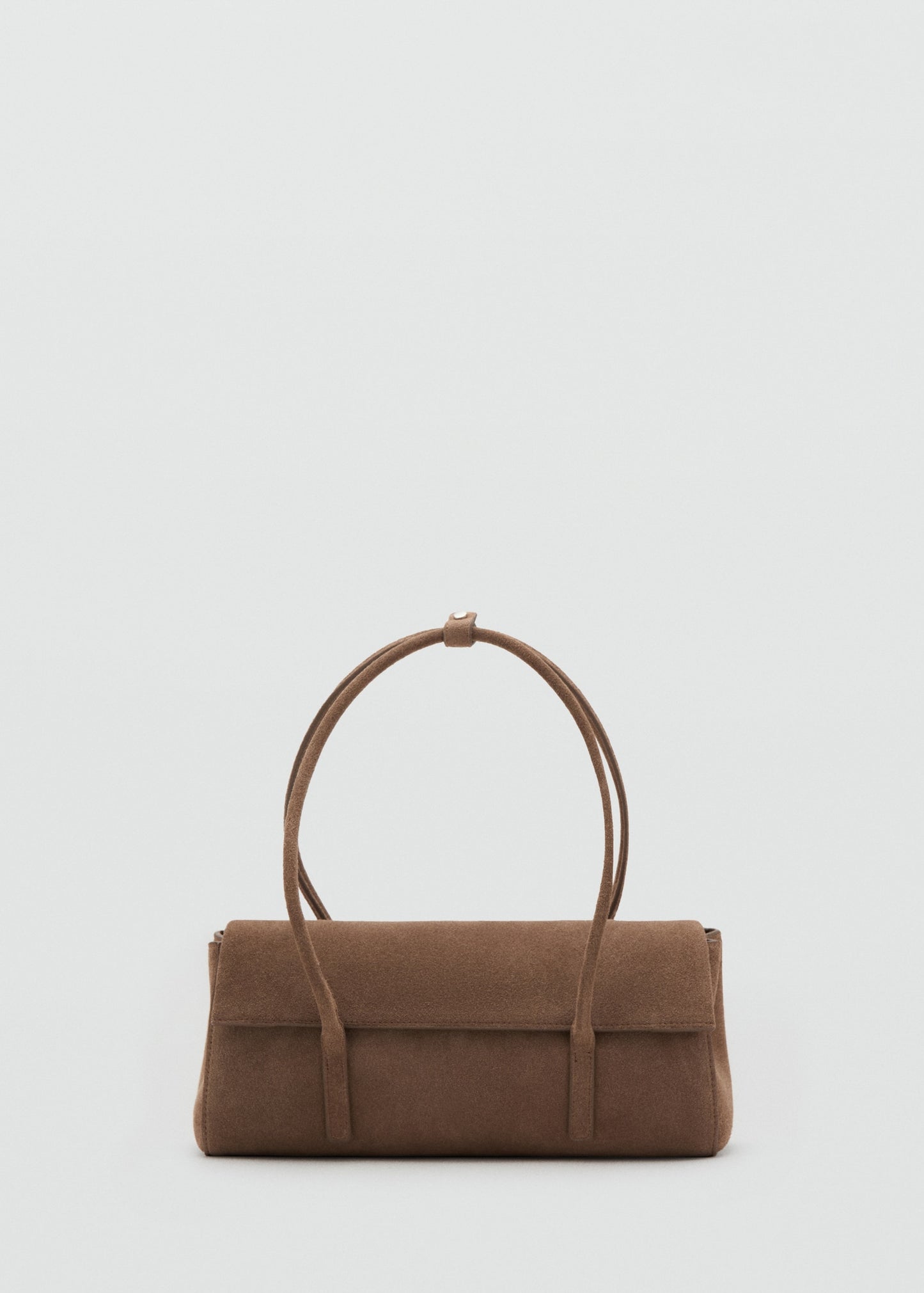 Suede shoulder bag