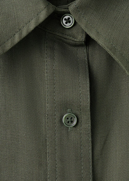 Lyocell shirt jumpsuit