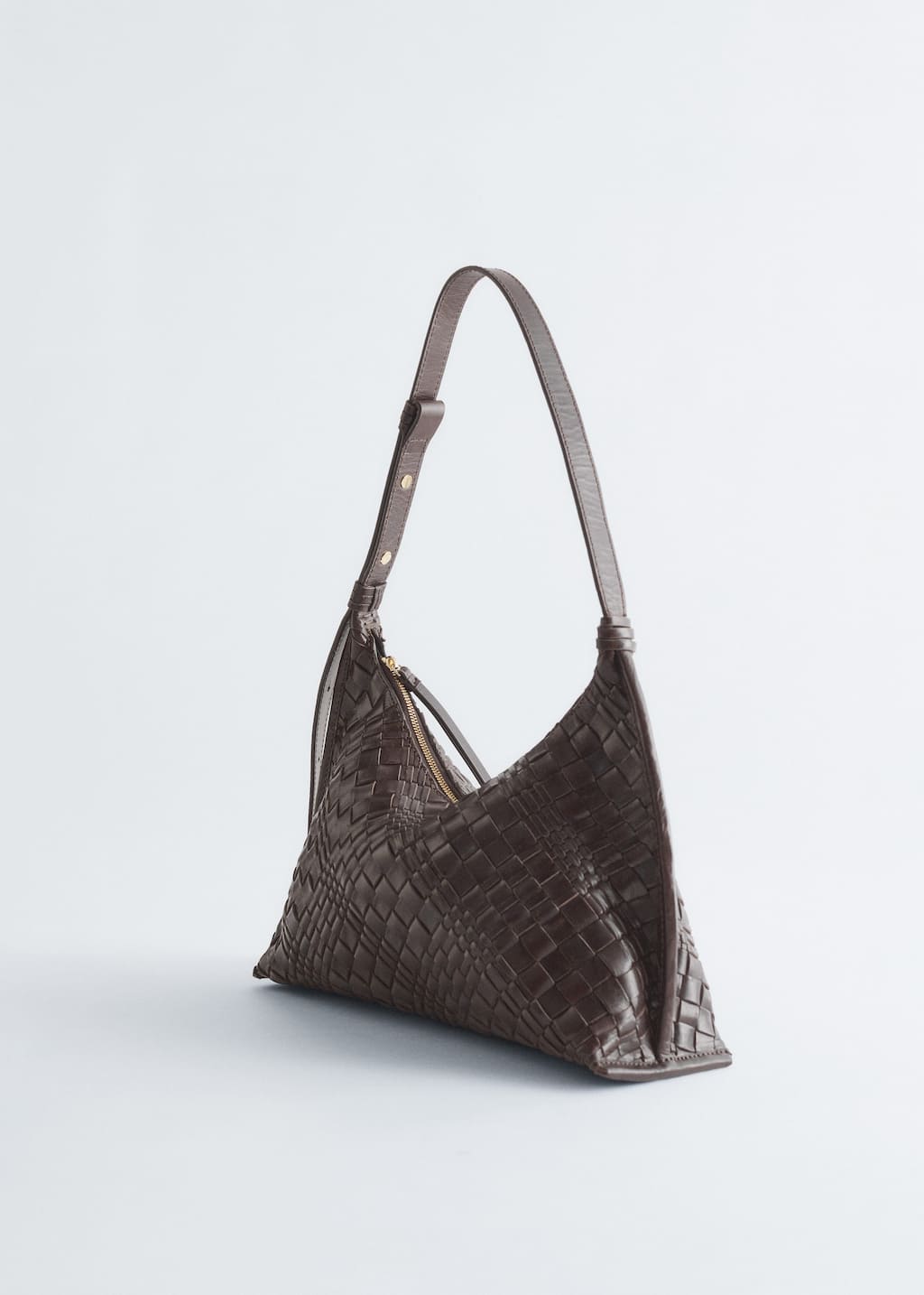 Interwoven Leather Crossbody Bag