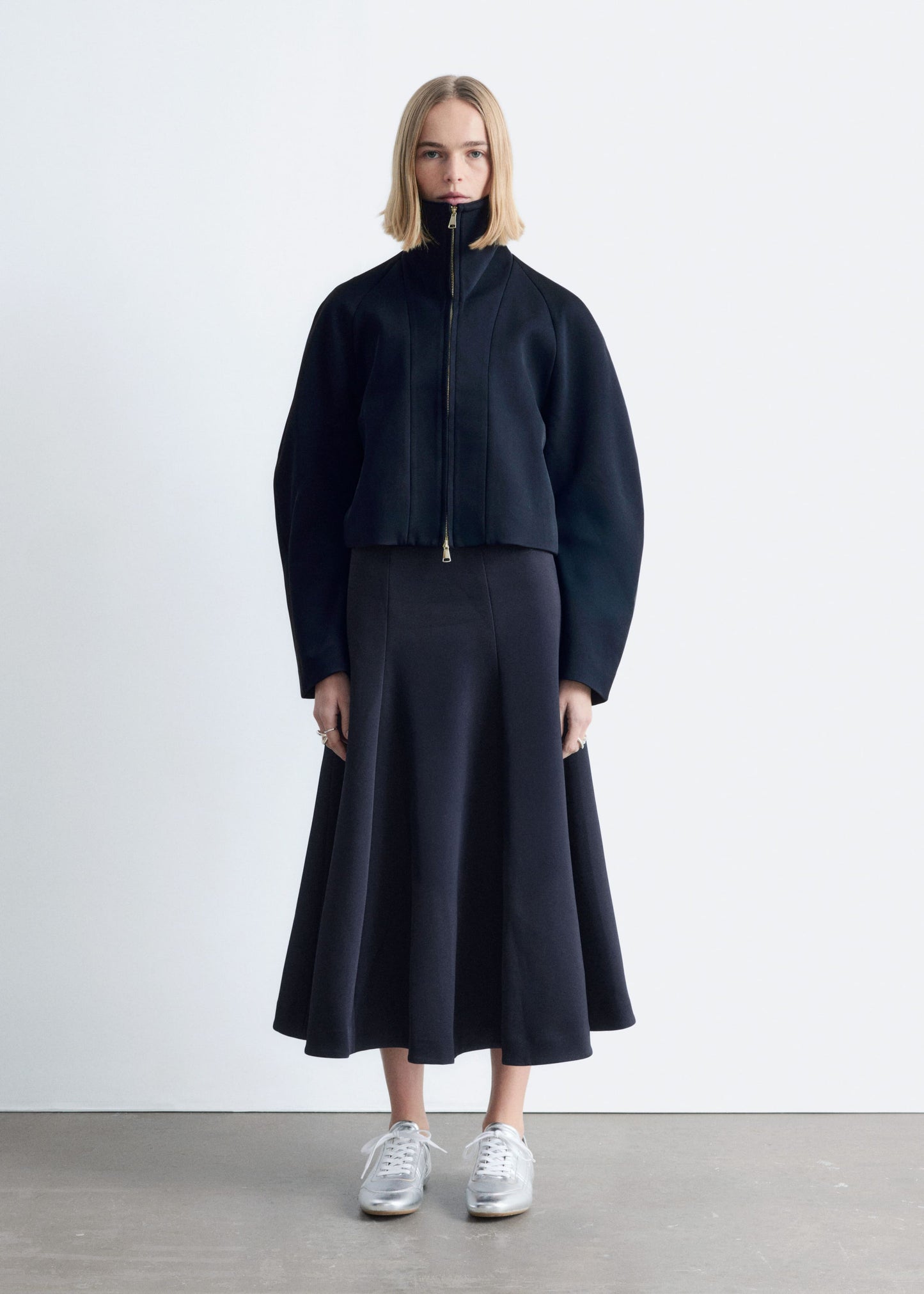 Voluminous Midi Skirt