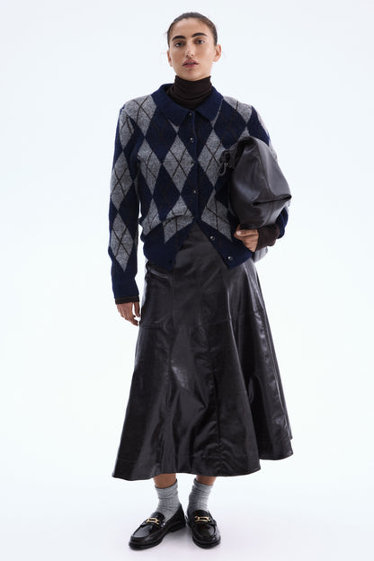 Collared cardigan