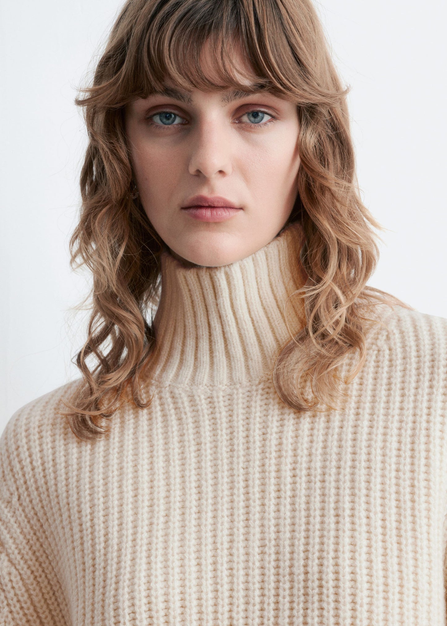 Cropped Turtleneck Jumper