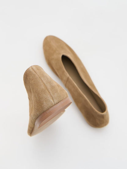 Suede ballerina Shoes