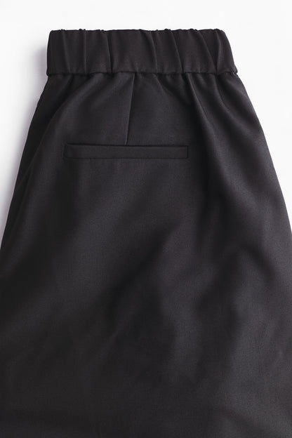 Pleat-front culottes