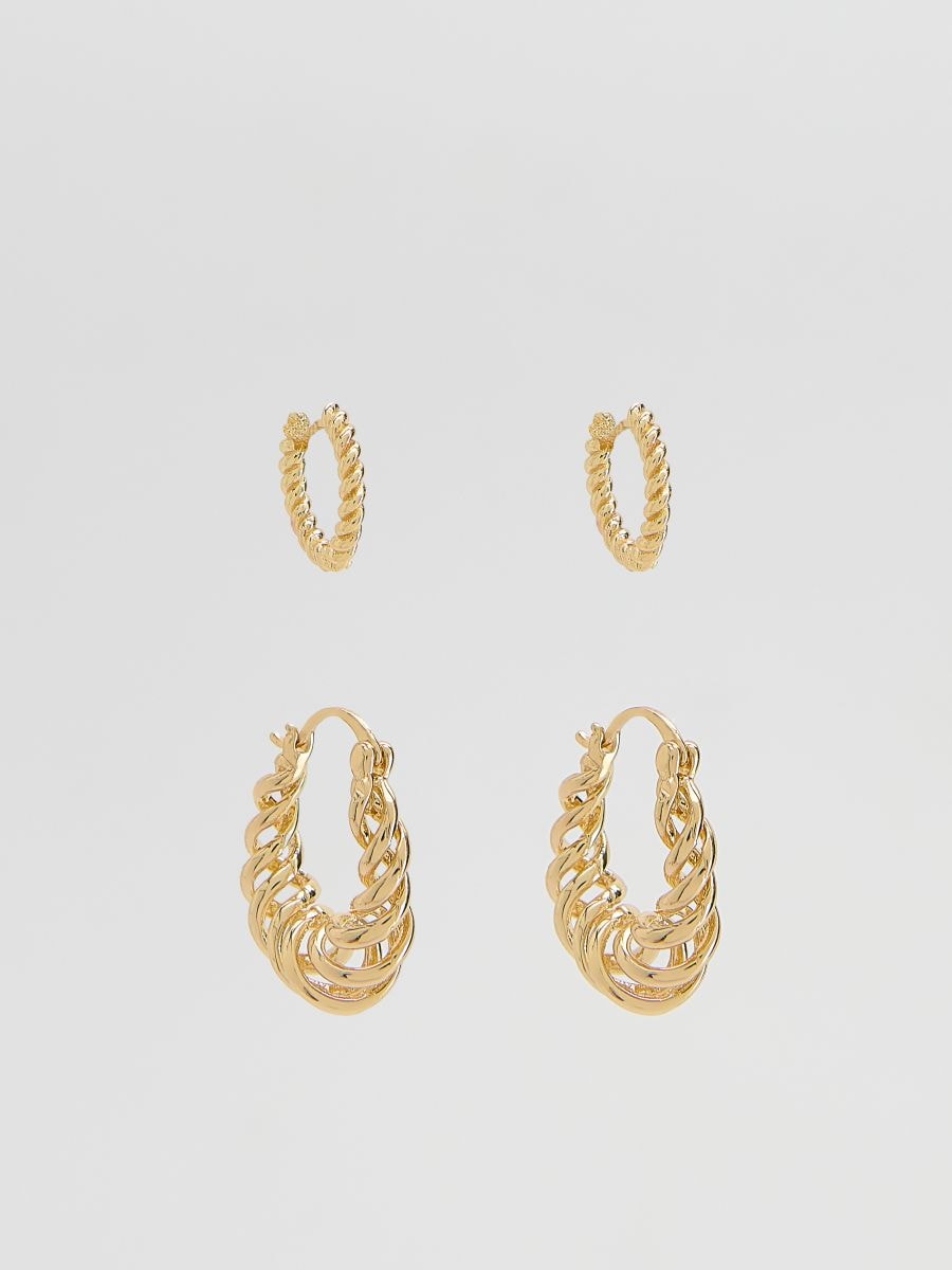 Hoop earrings set