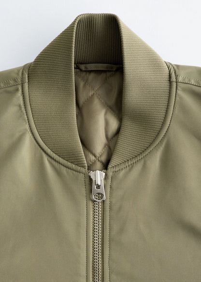 Long Bomber Jacket
