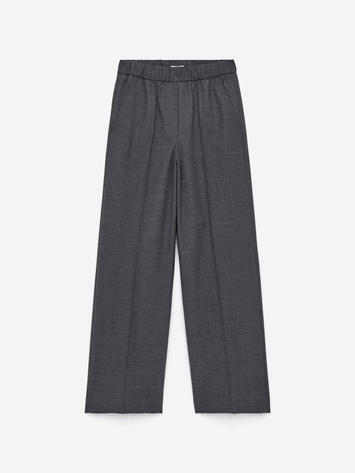 Elastic Waist Tailored Trousers