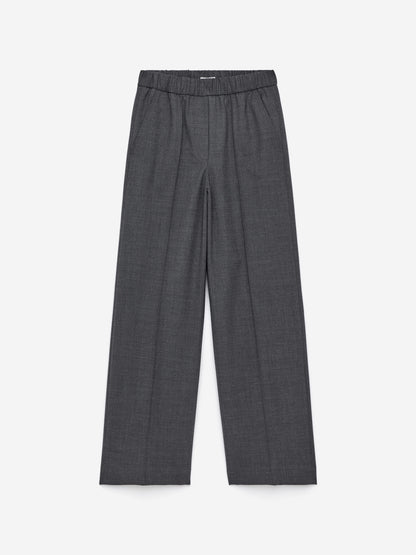 Elastic Waist Tailored Trousers