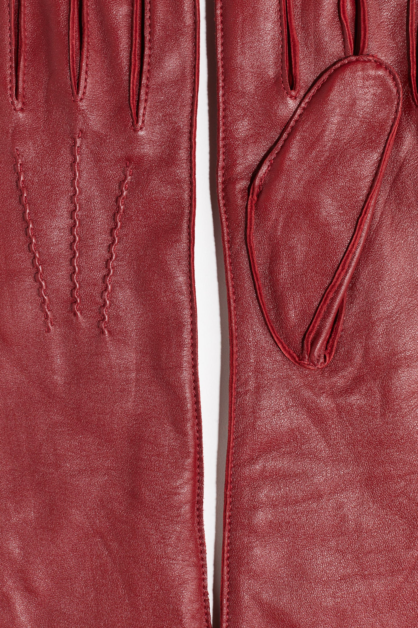 Long leather gloves