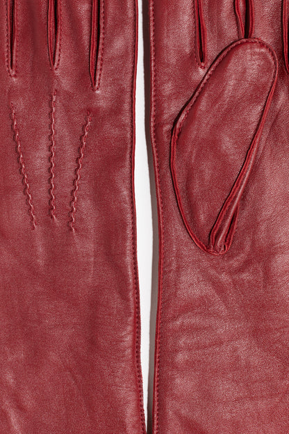 Long leather gloves