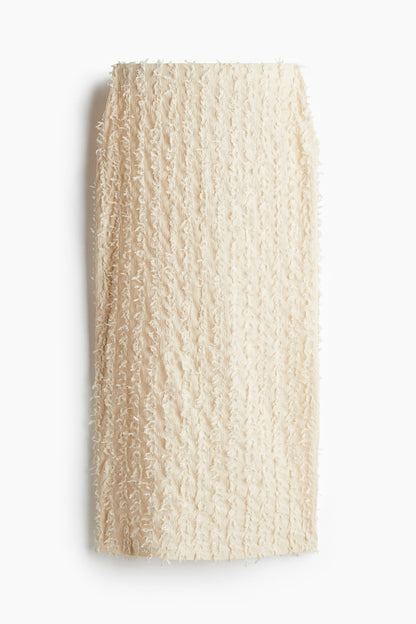 Frayed skirt