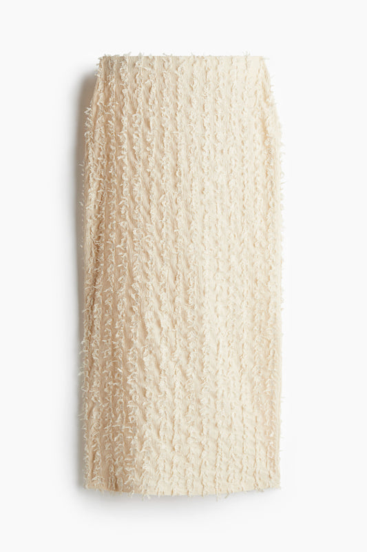 Frayed skirt
