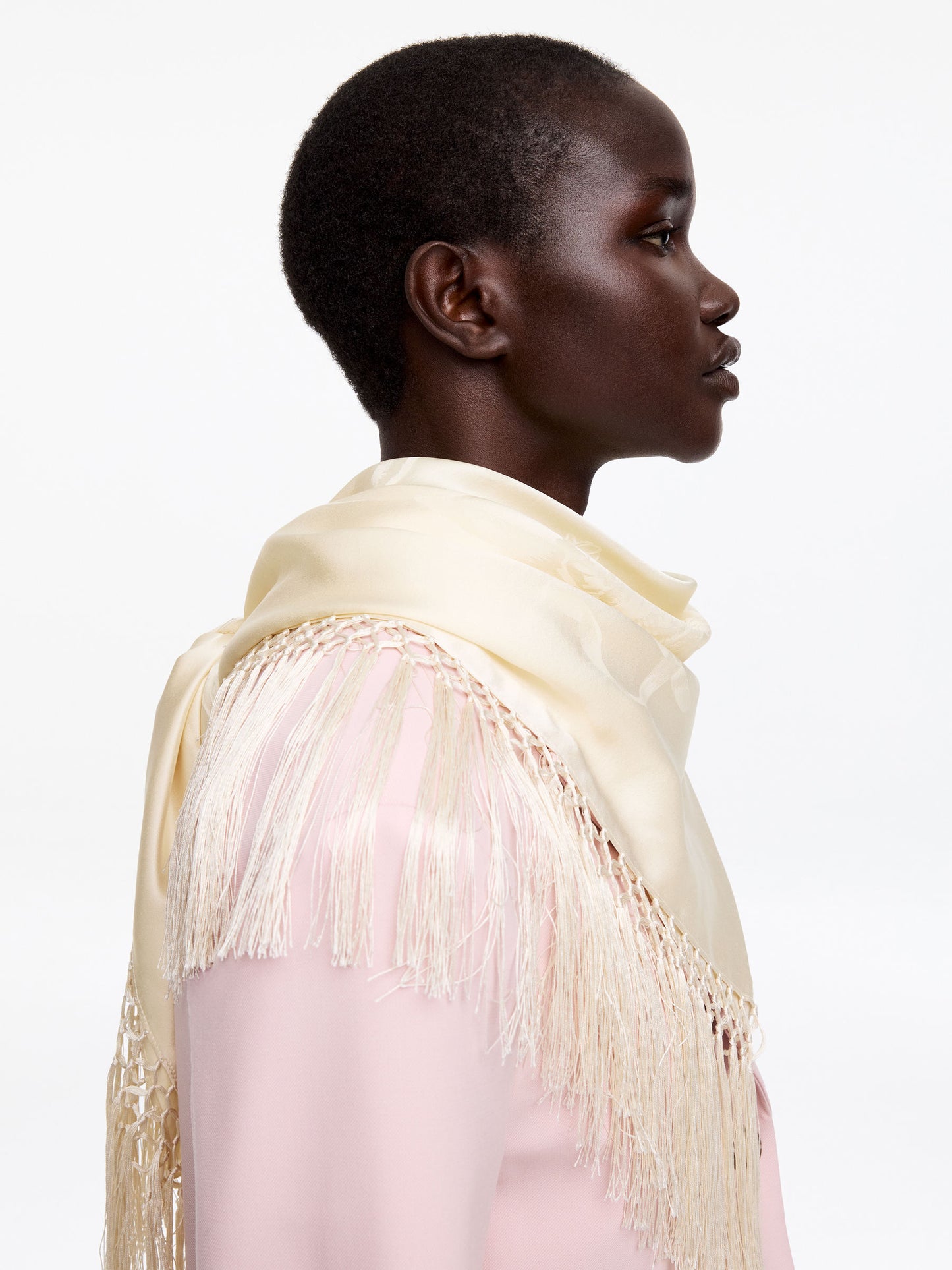 Jacquard Silk Scarf