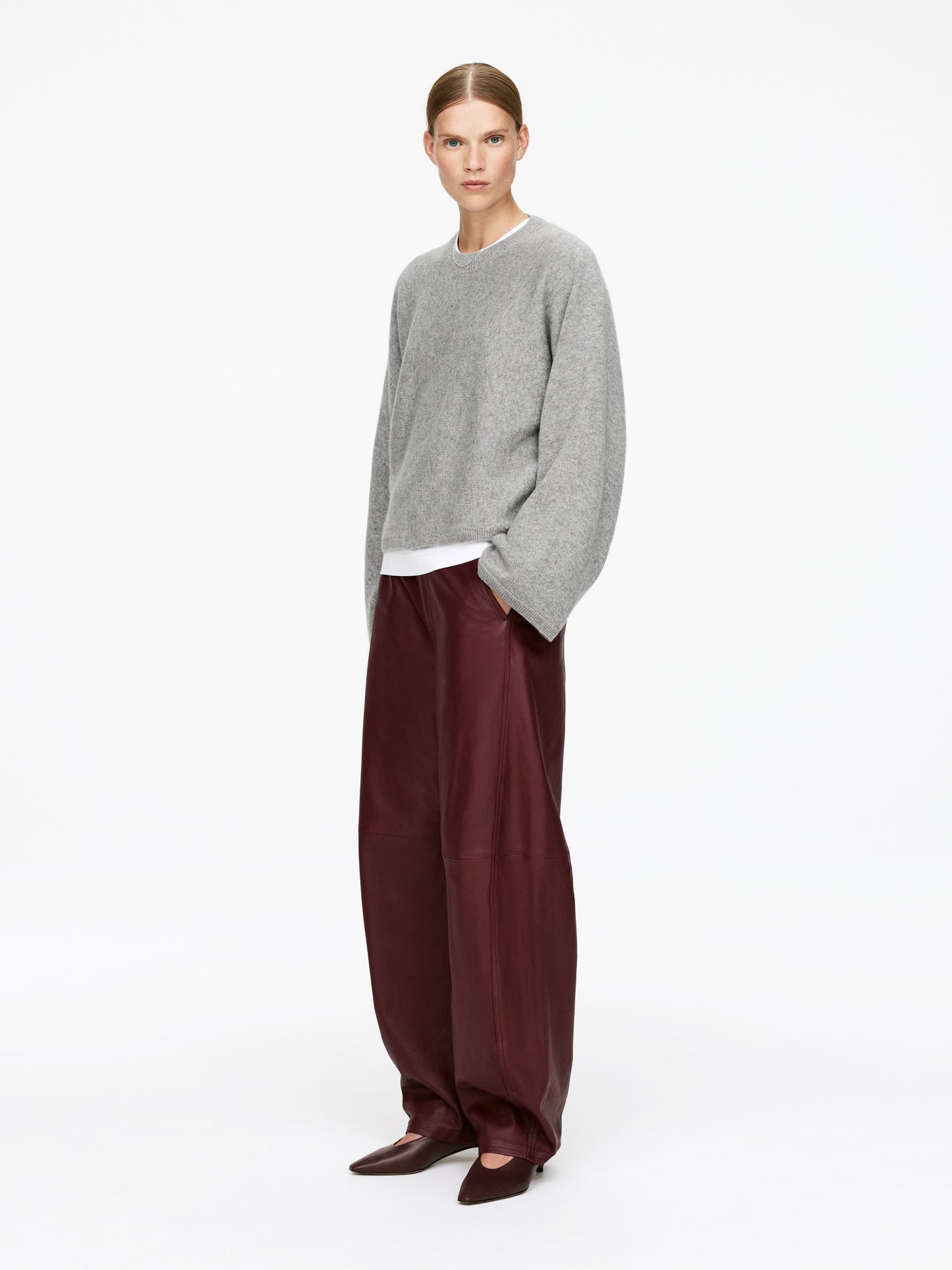 Cut-Out Pure Cashmere Jumper