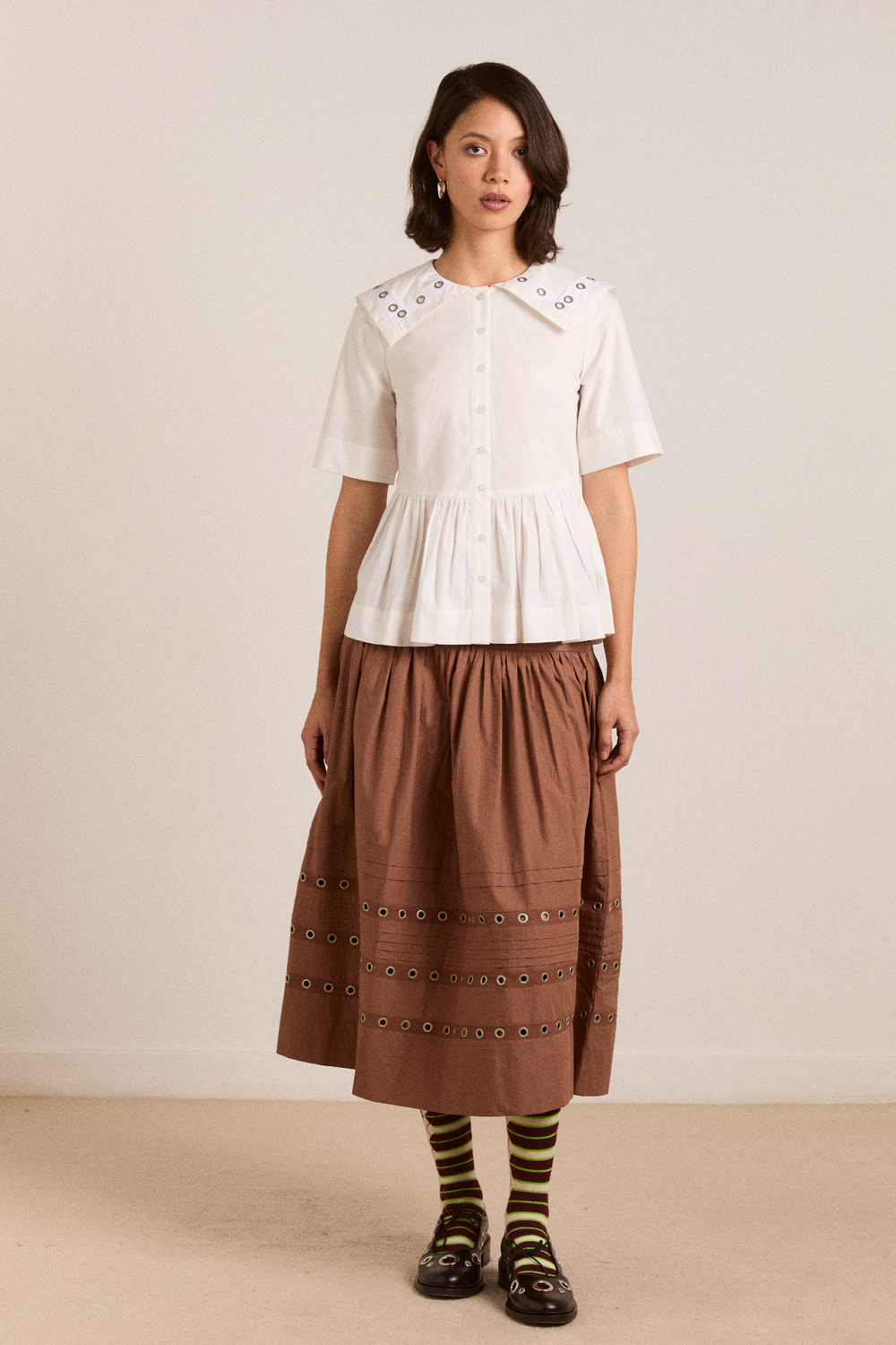 Cyrus Eyelet Blouse