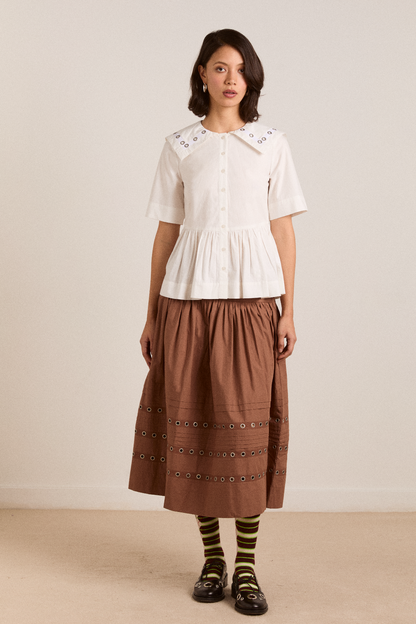 Cyrus Eyelet Blouse
