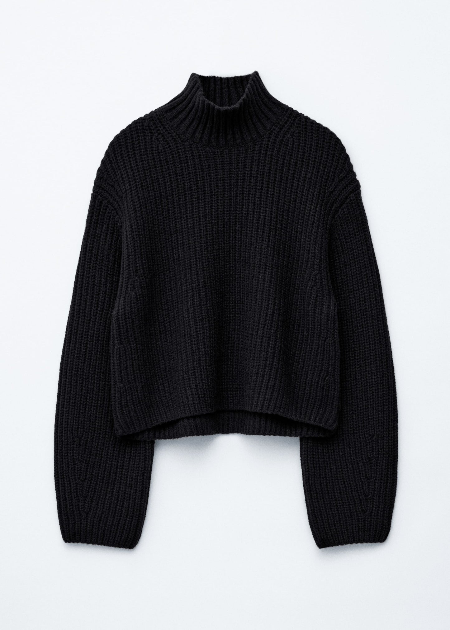 Cropped Turtleneck Jumper
