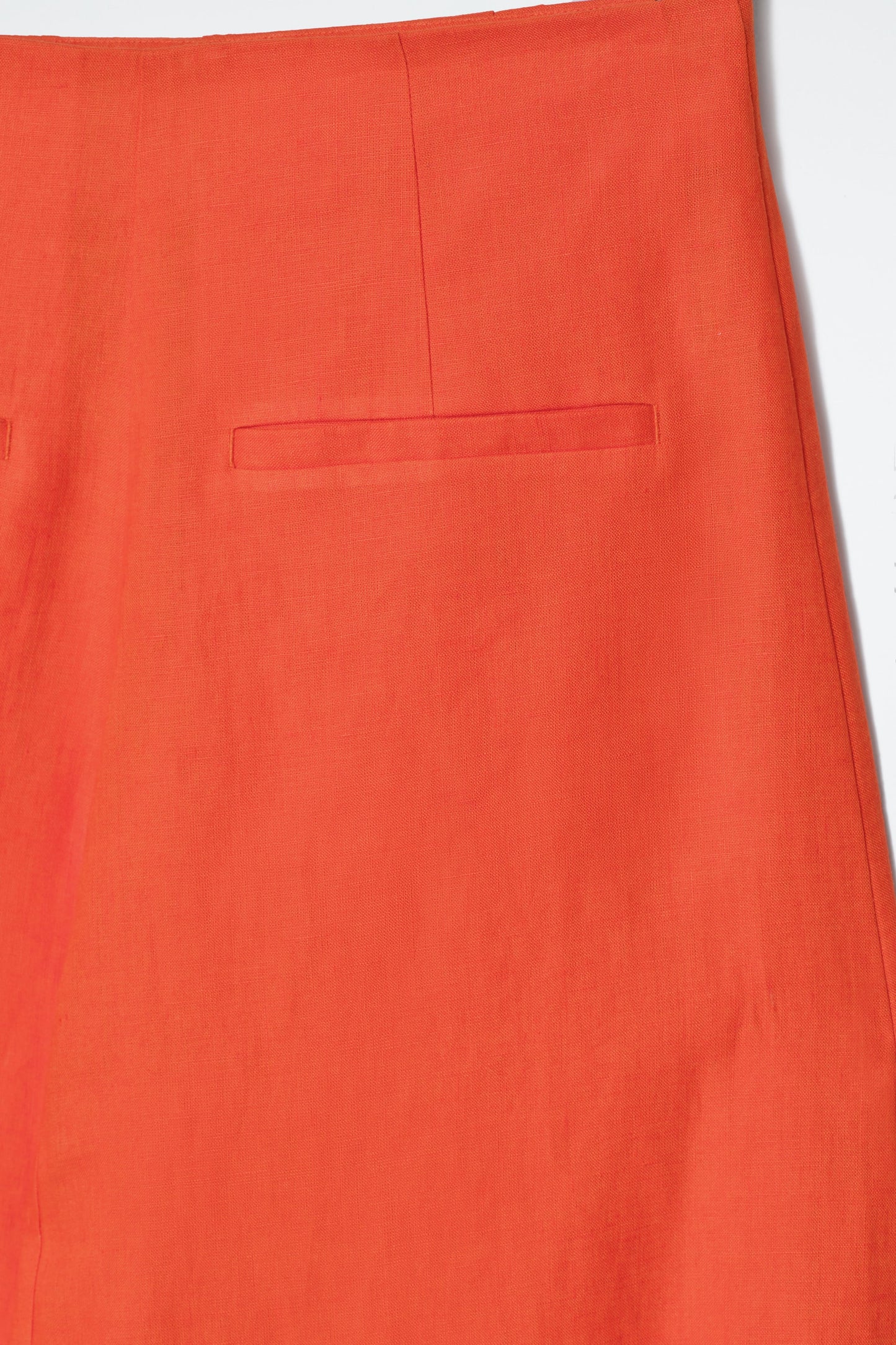 Linen Wide-Leg Trousers