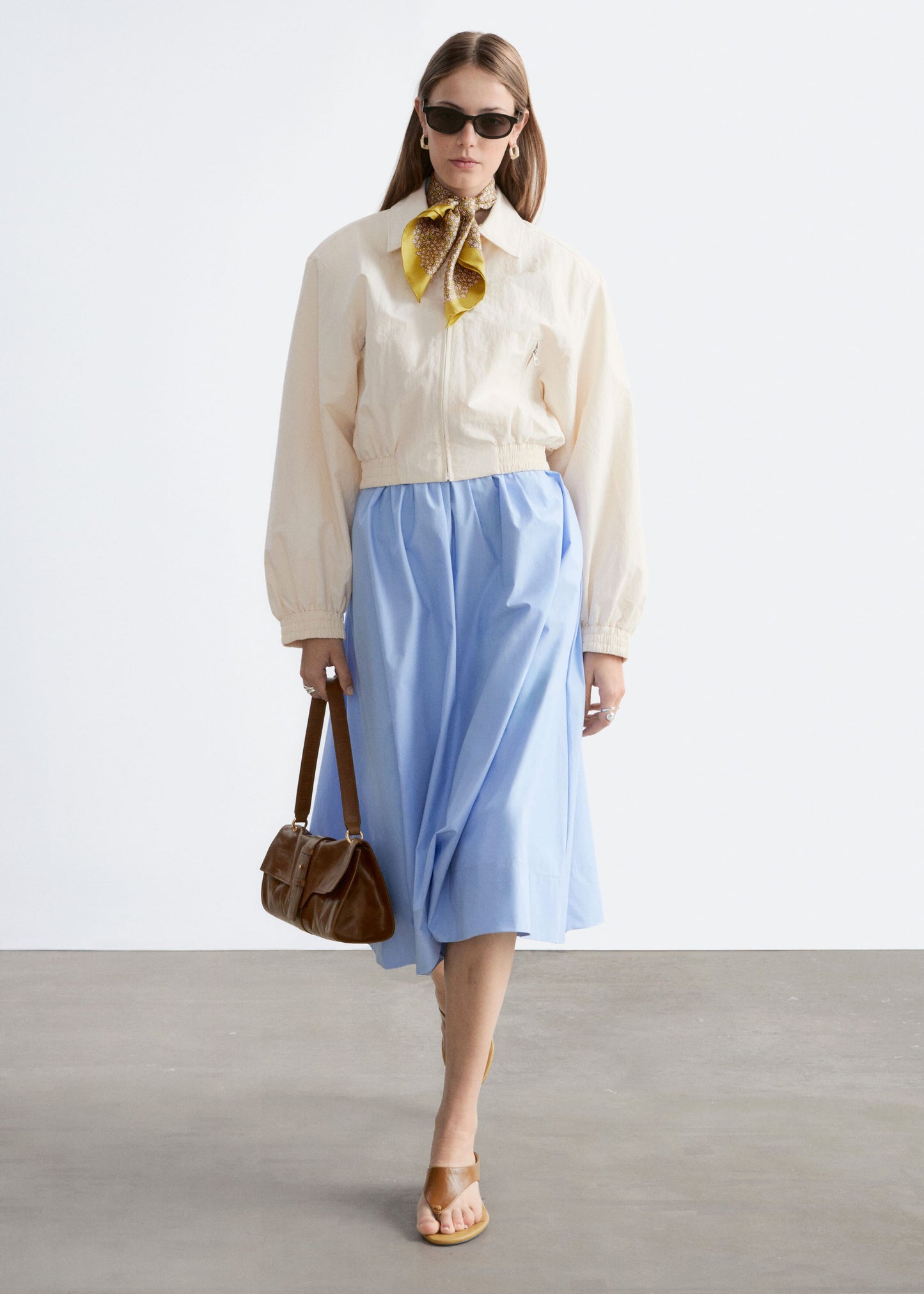 Zip-Front Short Jacket