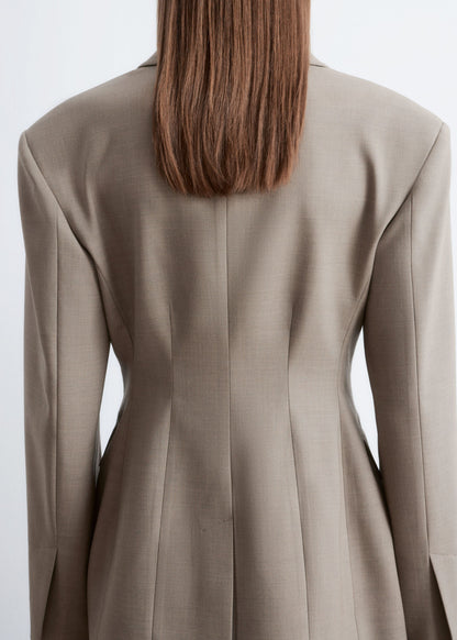 Tapered  Merino-Wool Blazer
