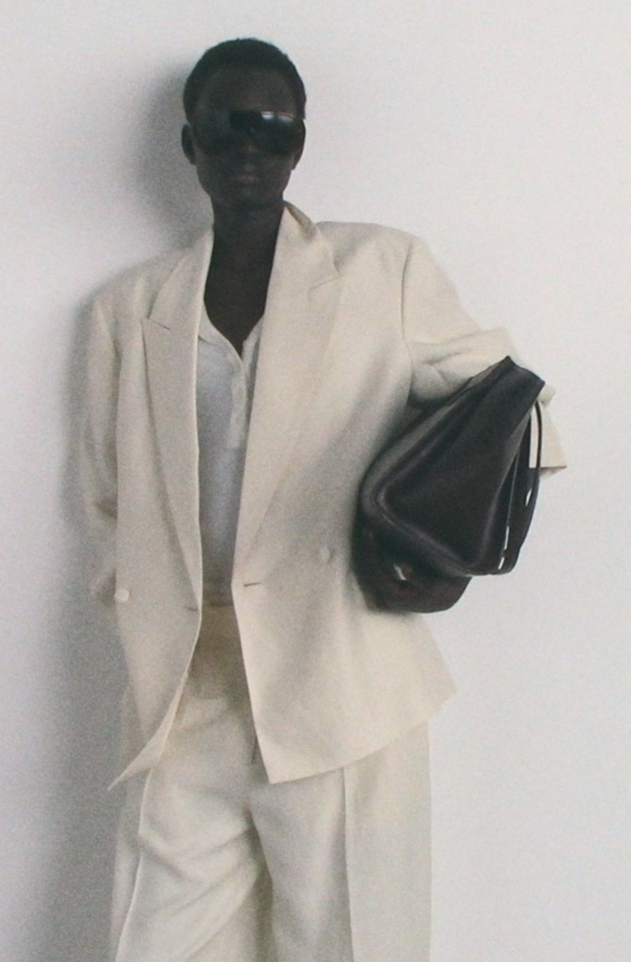 Tailored Linen-Blend Straight-Leg Trousers