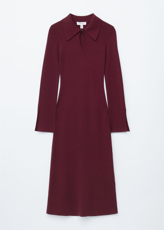 Knitted Wool Midi Dress