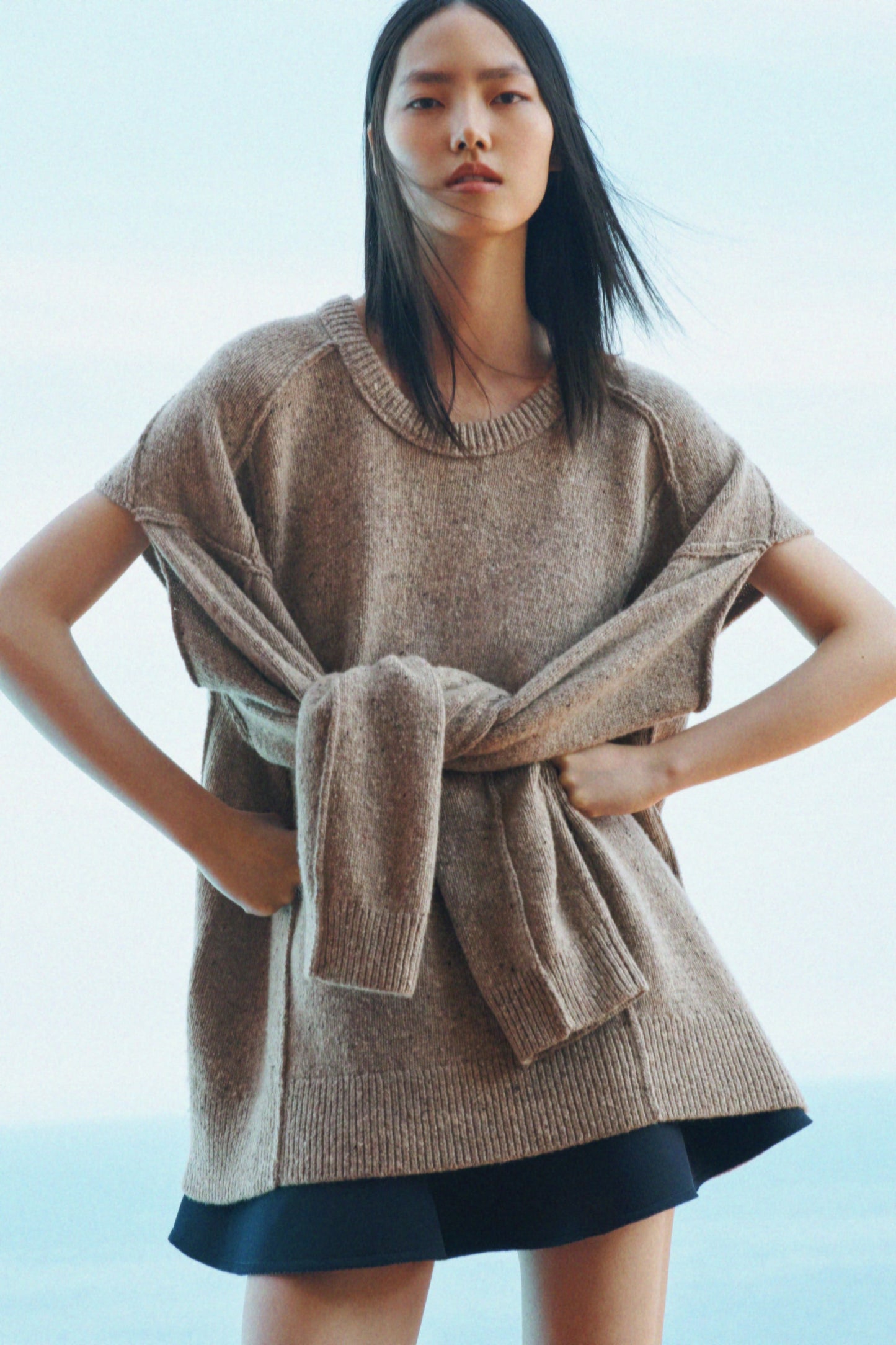 Wool-blend jumper