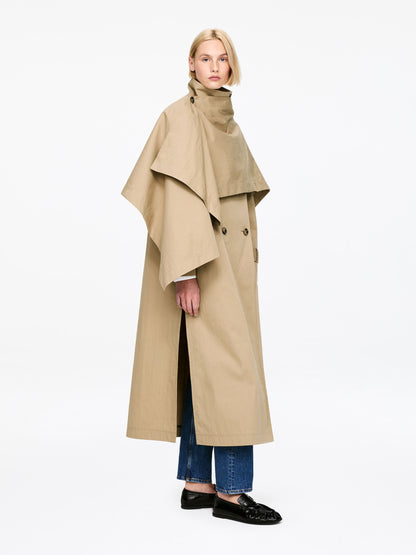 Scarf Trench Coat