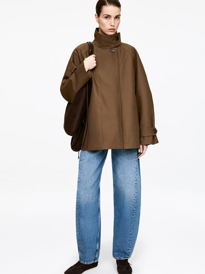 Corduroy-Collar Jacket
